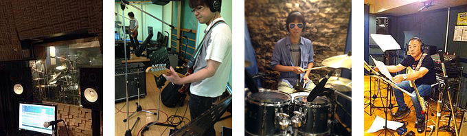 レコーディング体験風景